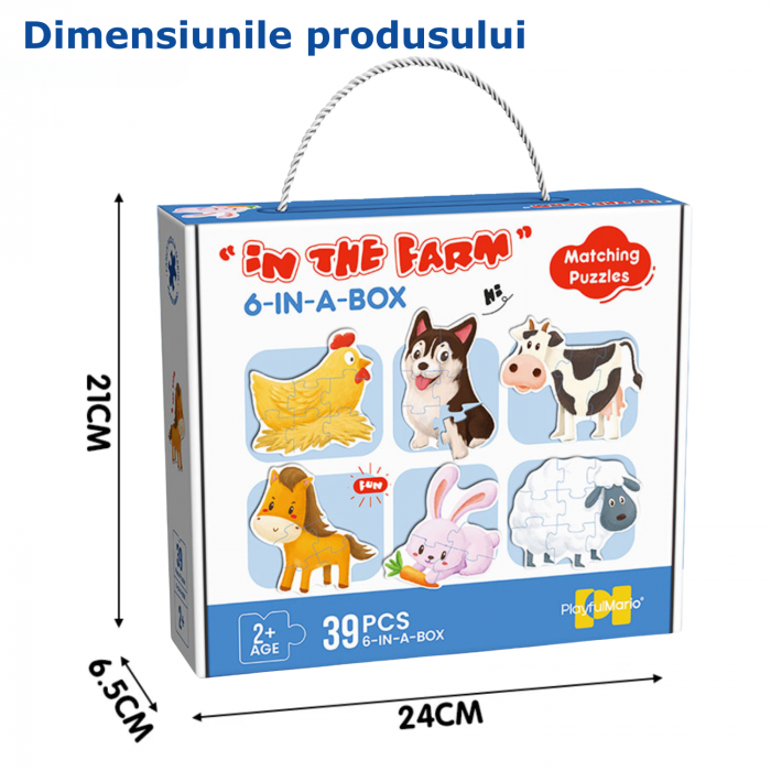 puzzle copii 2 ani animale de la ferma [6]