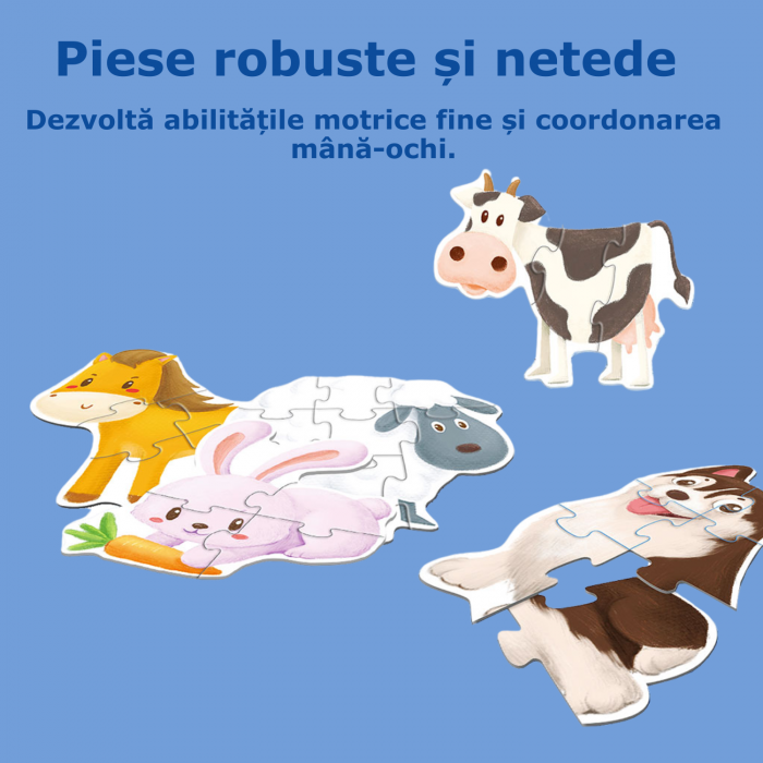 puzzle copii 2 ani animale de la ferma [4]