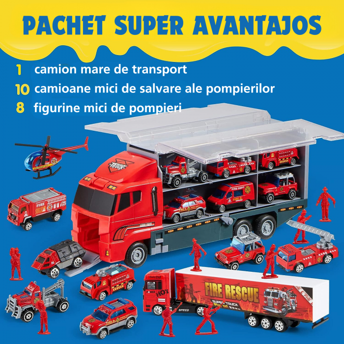 Jucarie camion pompieri 19 in 1 [2]