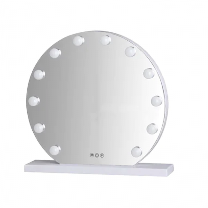 Oglinda pentru machiaj si cosmetica, Simply joy, cu led si touch, 3 tipuri de lumina, intensitate reglabila [9]
