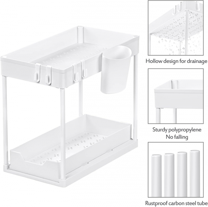 raft organizator expensibil alb [8]