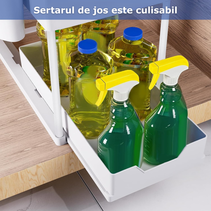 raft organizator expensibil alb [4]