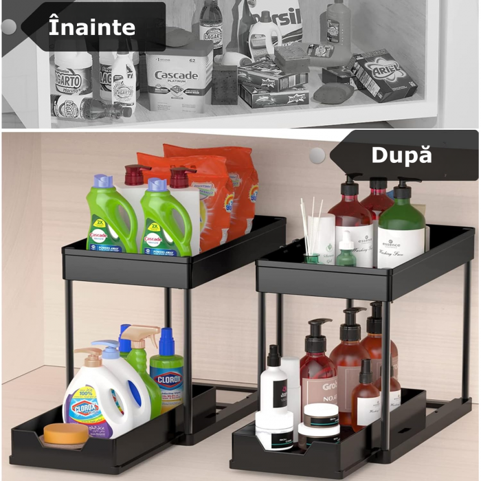 raft organizator expensibil negru [5]