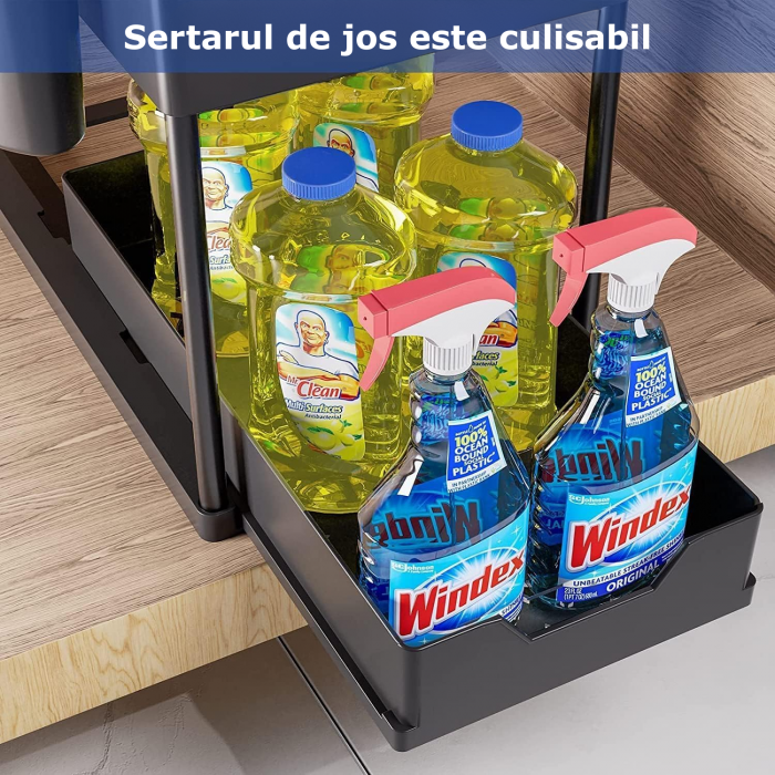 raft organizator expensibil negru [6]