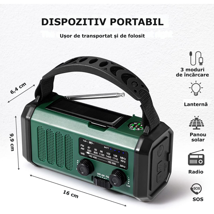 radio portabil cu manivela [9]