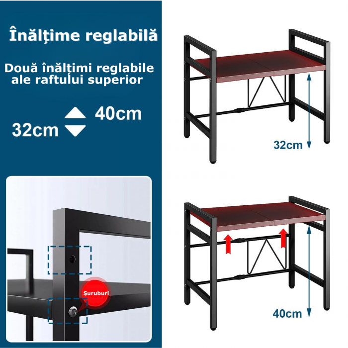 raft metalic pentru cuptorul cu microunde [4]