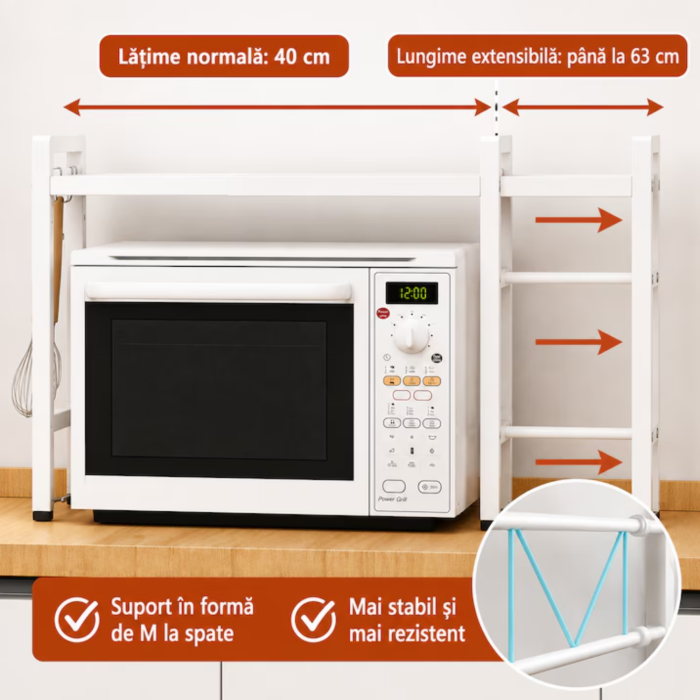 raft metalic pentru cuptorul cu microunde [2]