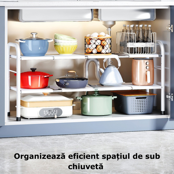 raft organizator expensibil pentru chiuveta [7]