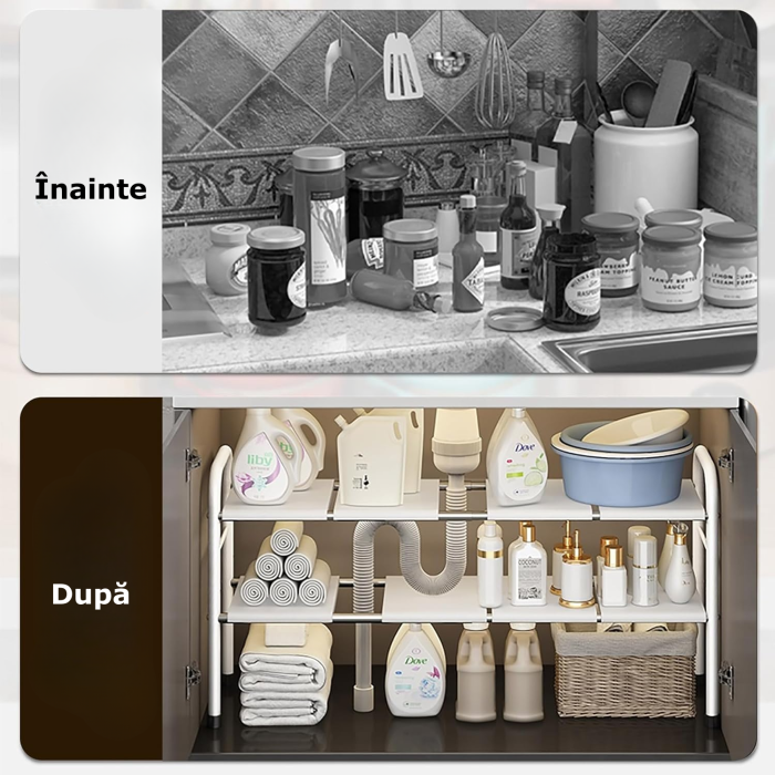 raft organizator expensibil pentru chiuveta [5]