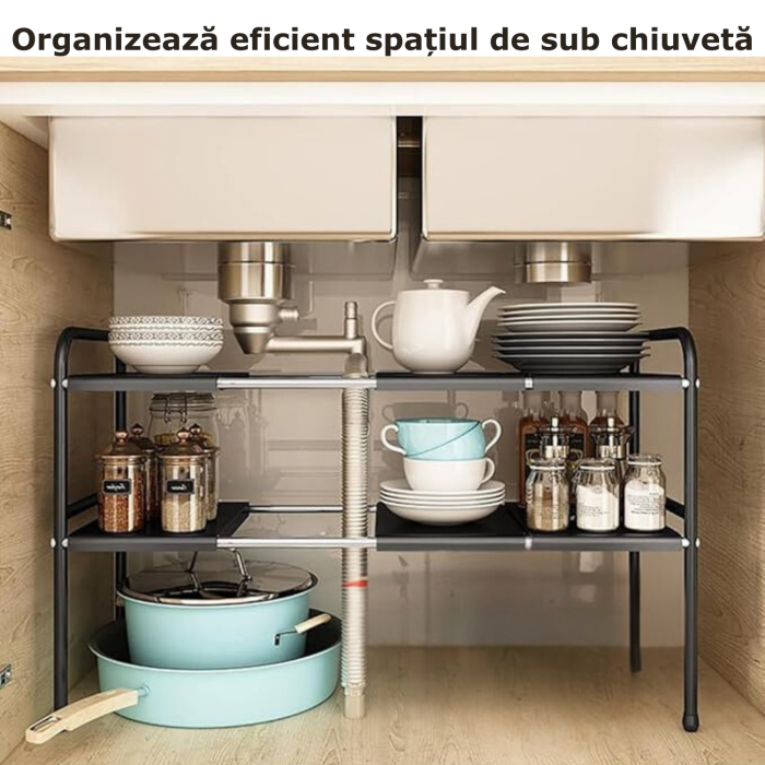 raft organizator expensibil pentru chiuveta [6]