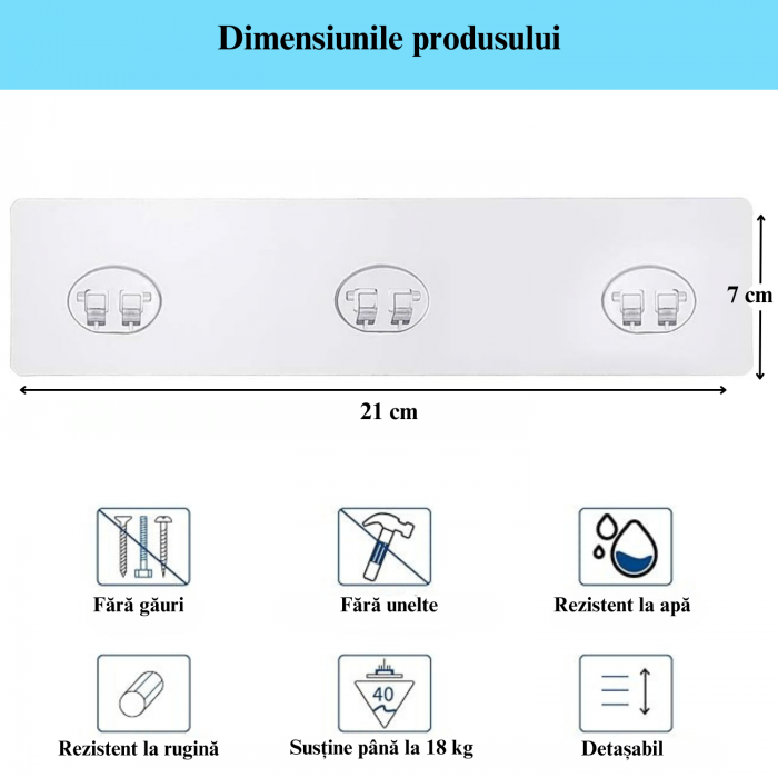 Dispozitiv adeziv pentru rafturi pentru baie si Dus [3]