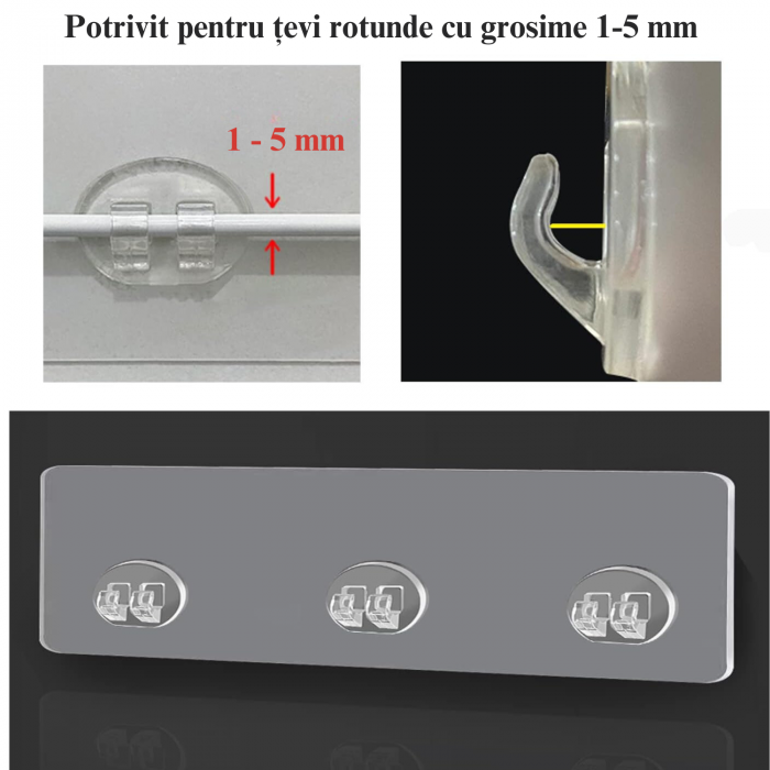Dispozitiv adeziv pentru rafturi pentru baie si Dus [7]