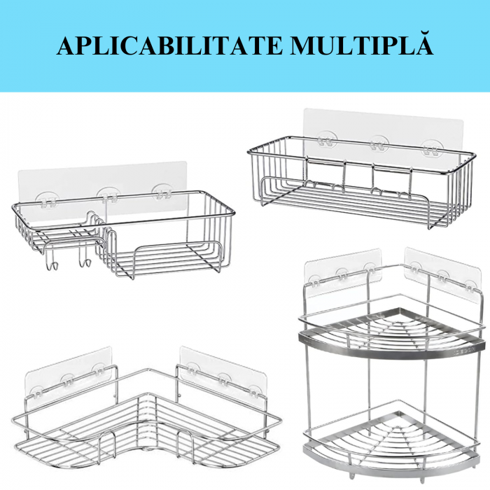 Dispozitiv adeziv pentru rafturi pentru baie si Dus [6]