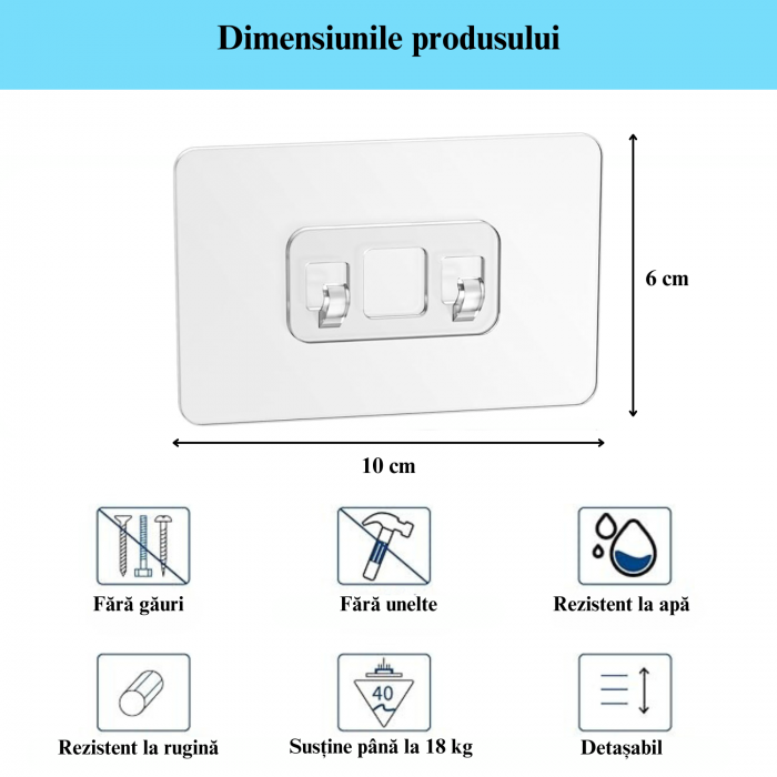 Dispozitiv adeziv pentru rafturi pentru baie si Dus [3]