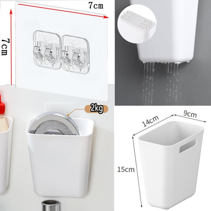 Set 4 Cutii de depozitare pentru usa dulapului de bucatarie [5]