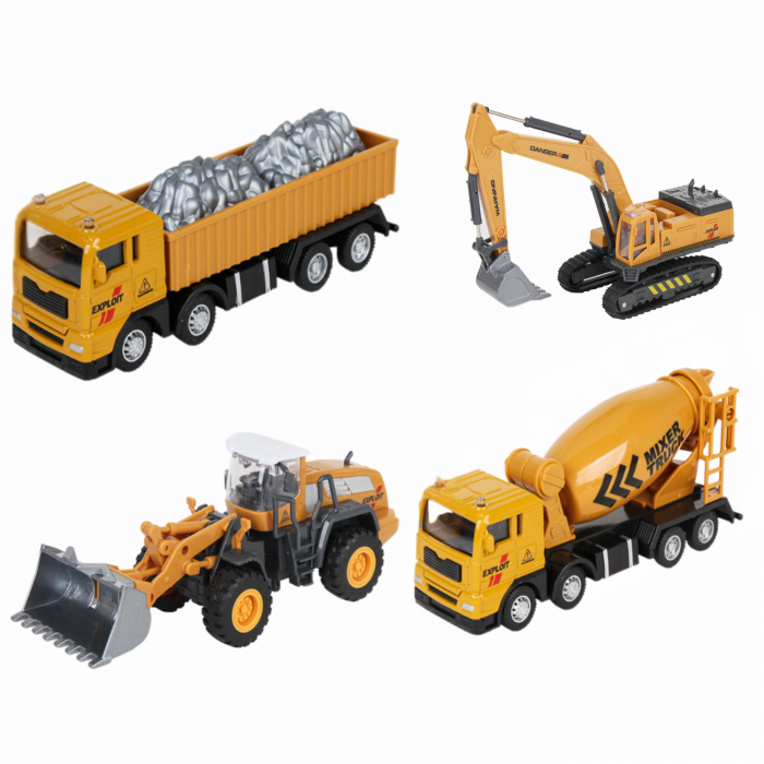 Set 4 Utilaje de Constructii pentru Copii [2]