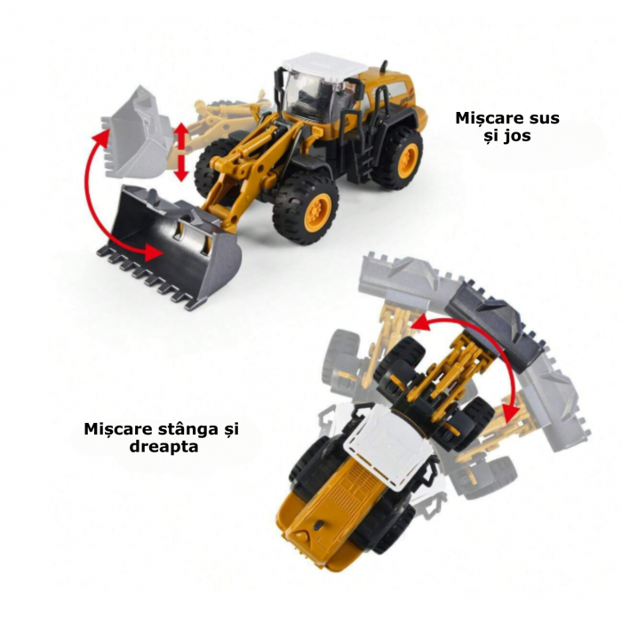 Set 4 Utilaje de Constructii pentru Copii [6]