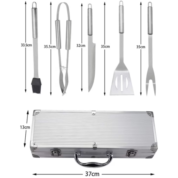 set 5 ustensile pentru gratar [4]
