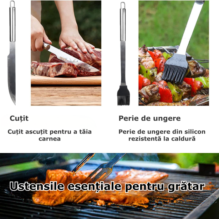 set 5 ustensile pentru gratar [6]