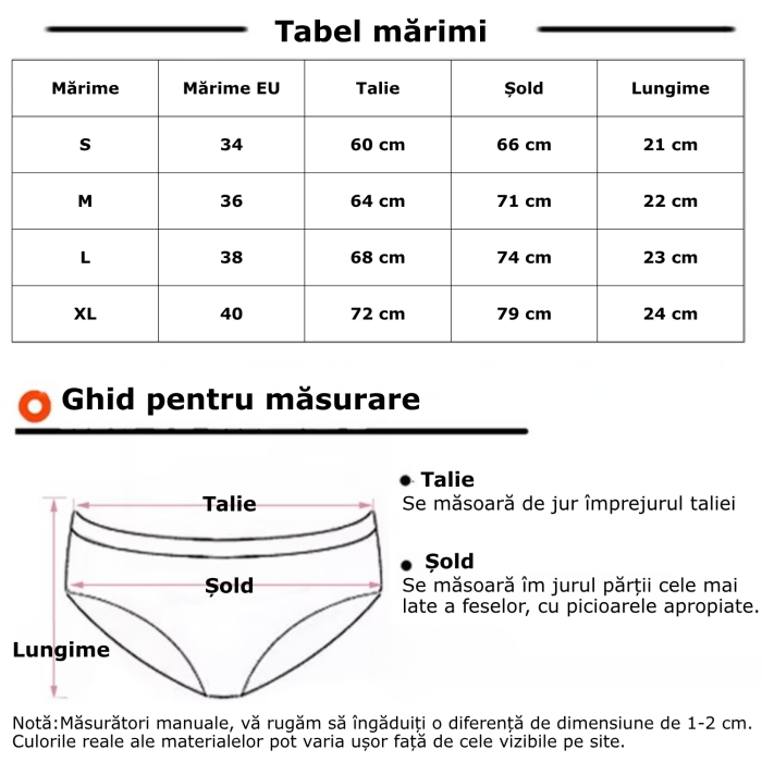 set 6 perechi chiloti tanga din bumbac [13]