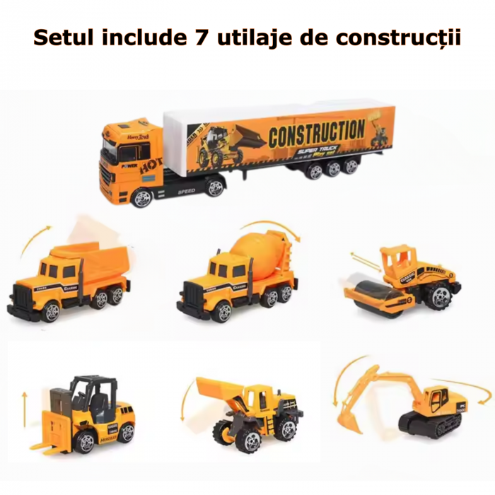 Set 8 Utilaje de Constructii pentru Copii [2]