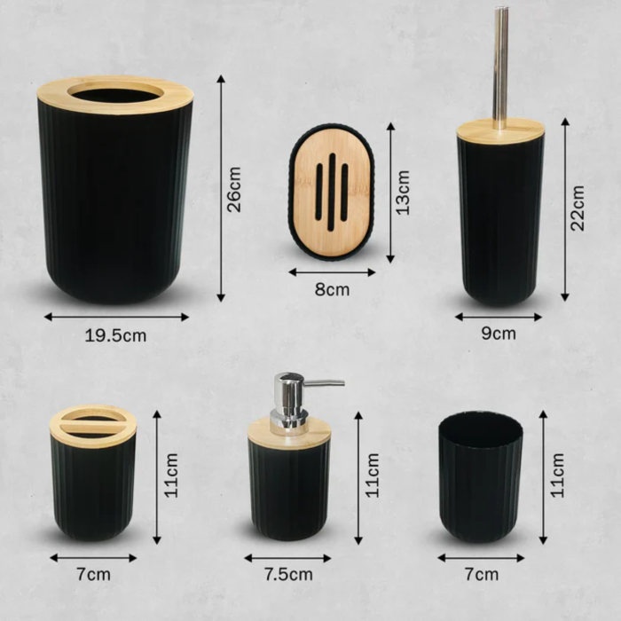 set 6 accesorii de baie [4]