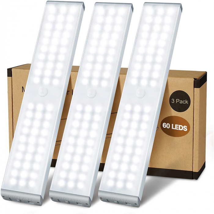 lampa led pentru dressing, hol, bucatarie, beci, garaj, portbagaj reaincarcabila [8]