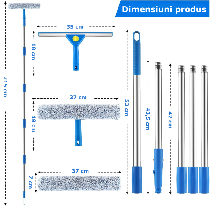 Set de curatare profesionala pentru geamuri [2]