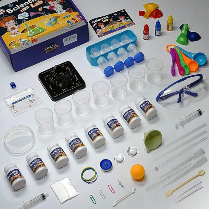Set de Joaca Educativ Stiinta pentru Copii, Simply Joy®, Jucarie STEM cu 80 Experimente Stiintifice, Instructiuni in Limba Romana, Jucarie Educativa pentru Baieti si Fete [2]