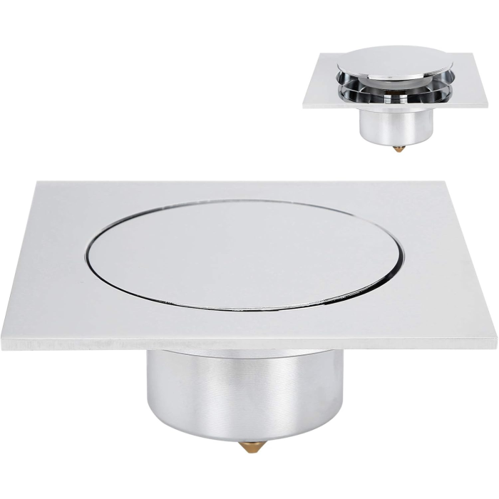 Sifon de scurgere pentru pardoseala argintiu [1]