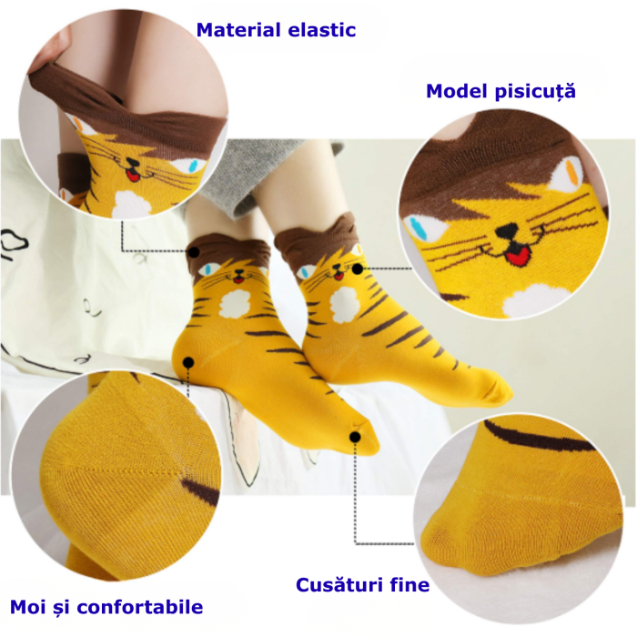 Sosete dama model pisica [2]