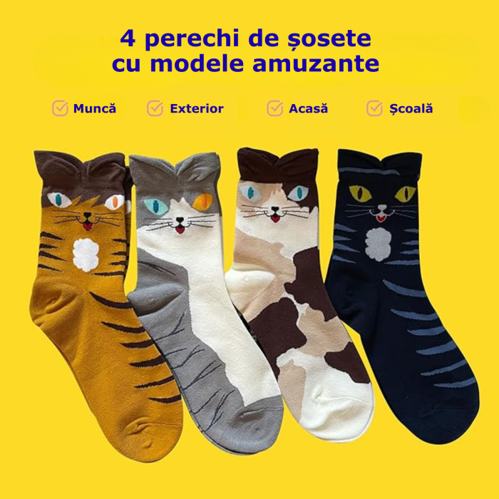 Sosete dama model pisica [4]