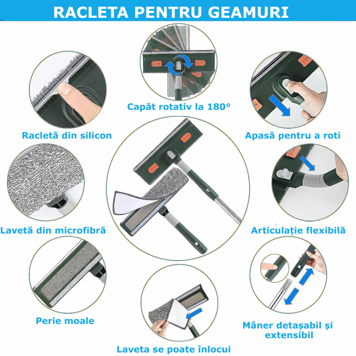 Set de curatare profesionala pentru geamuri [5]