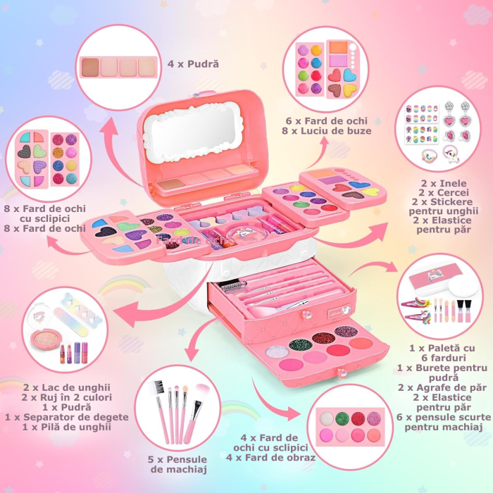 set make-up fetite 3 4 5 6 7 8 9 10 ani [3]