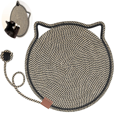 covoras de zgariat pentru pisici, negru [0]