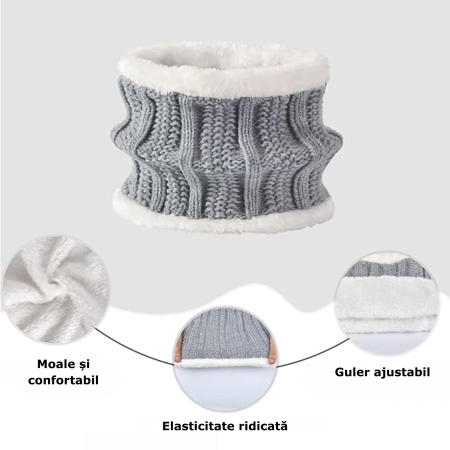 Set caciula, fular, manusi [3]