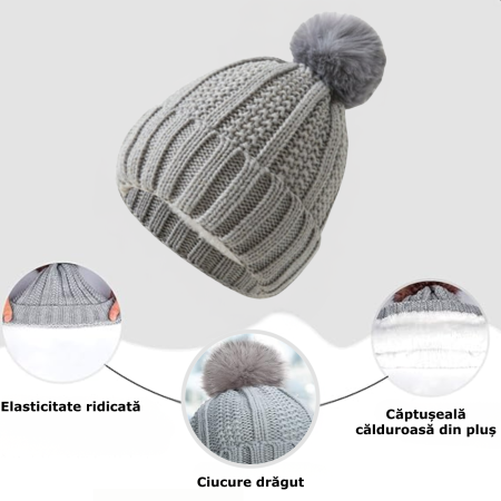 Set caciula, fular, manusi [2]