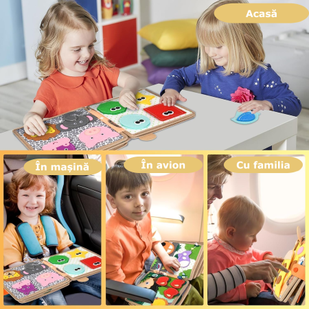 Carte senzoriala Montessori model girafa [7]