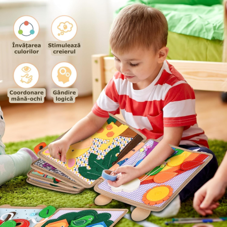 Carte senzoriala Montessori model girafa [1]