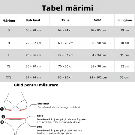 costum de baie 2 piese, negru cu imprimeu animal print [7]