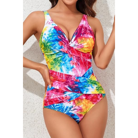 costum de baie intreg multicolor [5]