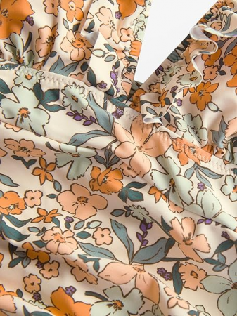 Costum de baie intreg, Simply Joy, imprimeu floral, volane, multicolor [6]