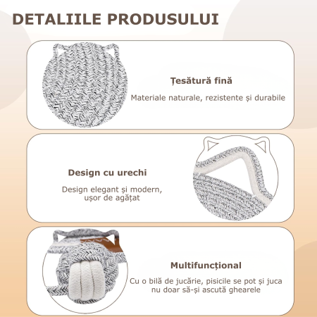 covoras de zgariat pentru pisici, gri [2]