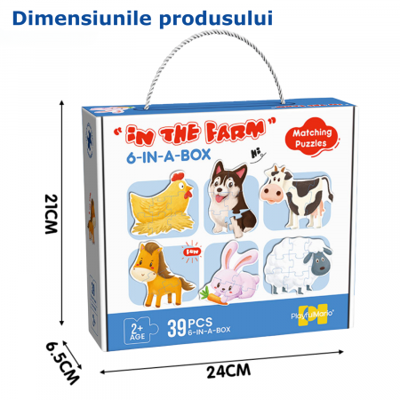 puzzle copii 2 ani animale de la ferma [5]