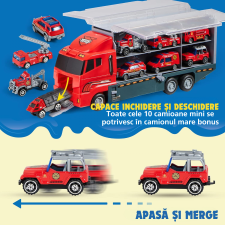 Jucarie camion pompieri 19 in 1 [5]
