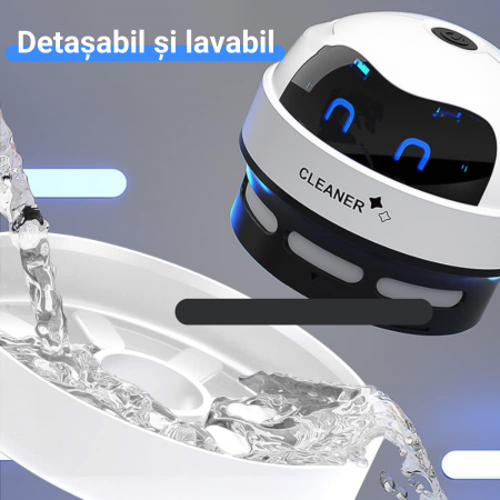 Mini aspirator portabil, Simply Joy, pentru masina, laptop, tastatura, USB, alb [5]
