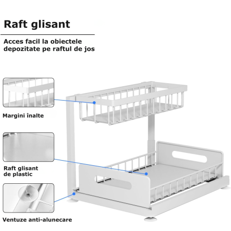 raft organizator expensibil pentru chiuveta [5]
