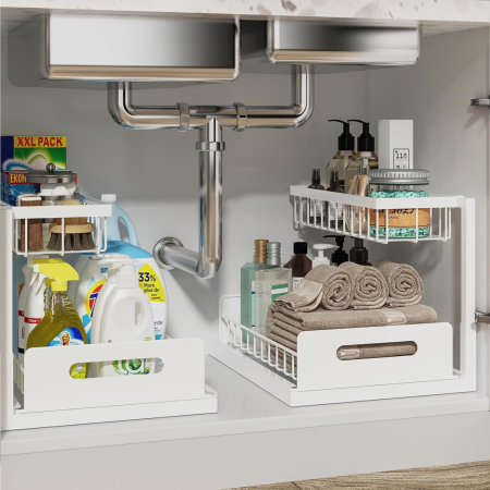 Produse - raft organizator expensibil pentru chiuveta