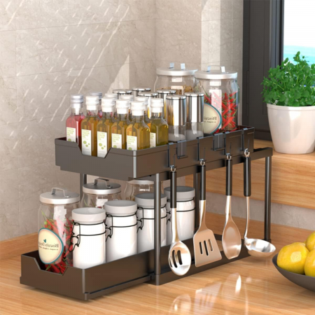 raft organizator expensibil negru [9]