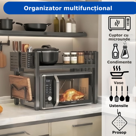 raft metalic pentru cuptorul cu microunde [8]